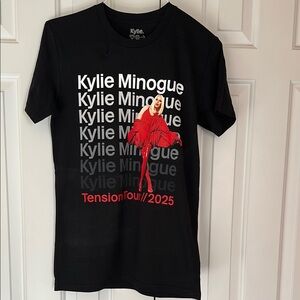 Kylie Minogue Tension Tour 2025 Black T-Shirt